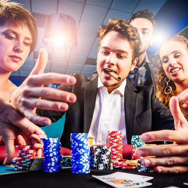 Pokerchipsæt, 300 chips, aluminiumskasse – Texas Hold'em
