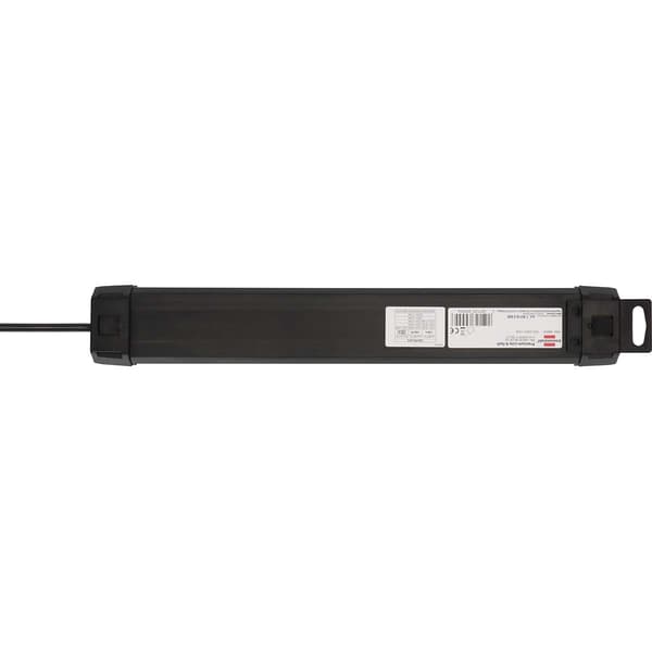6-vägs grenuttag med USB-C PD, 1,8 m kabel, väggmontering