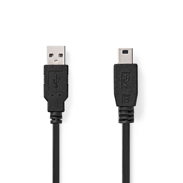 USB-kabel | USB 2.0 | USB-A Hane | USB Mini-B 5 pin Hane | 480 M