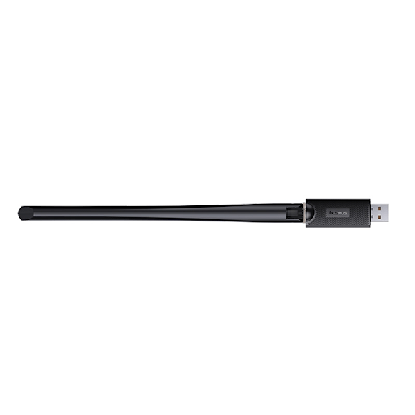 Ekstern USB WiFi 2.4GHz 150Mb/s netværkskort med 6dBi antenne, sort