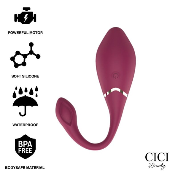 Cici Beauty - Premium Silicone Egg Vibrator Fjärrkontroll