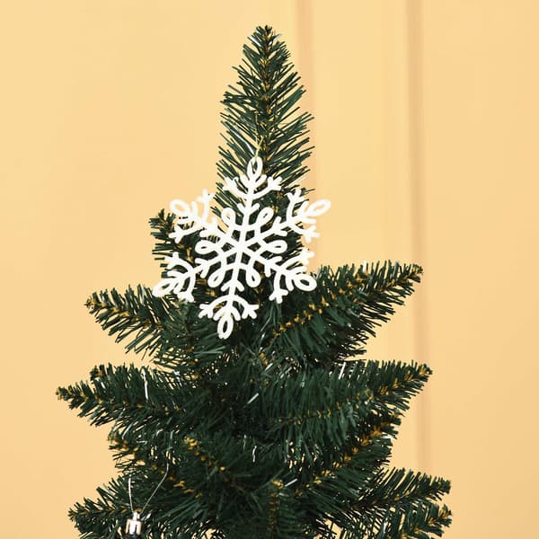 Realistisk 180 cm juletræ, 380 grene, brandsikker