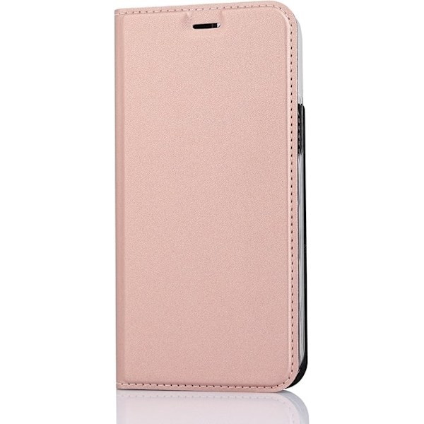 Wave BookCase skyddsfodral, iPhone 12 Pro / iPhone 12, roséguld