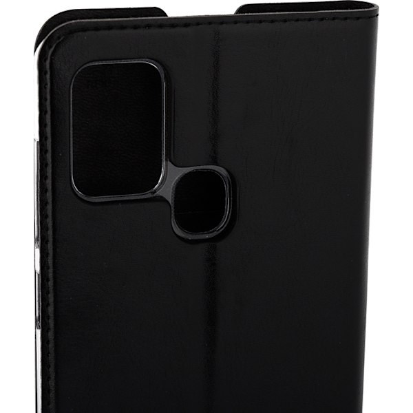Wave BookCase - skyddsfodral, Samsung Galaxy A21s, svart