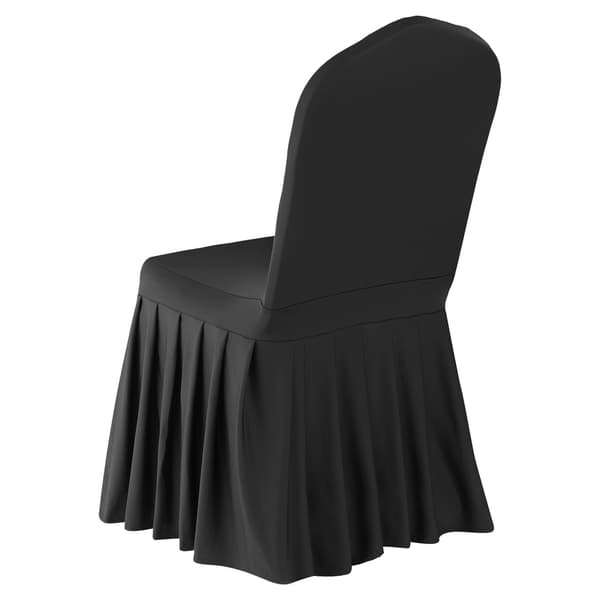 Stolebetræk, 30-pak sort stretch polyester spandex