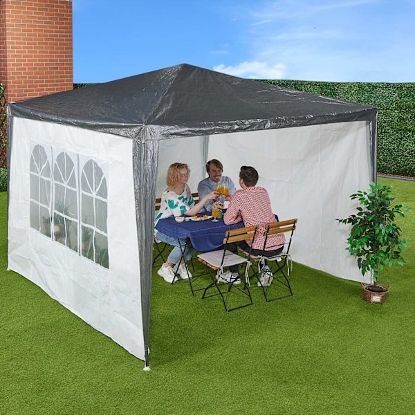 Gazebo Sidepaneler Sæt - Vejrbestandig, rivefast