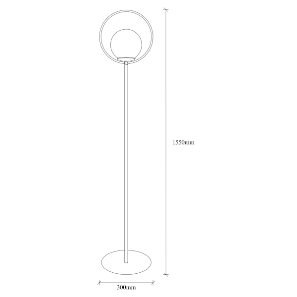 Gulvlampe Lik - 4071