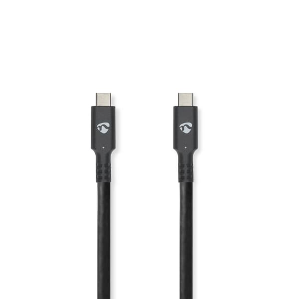 USB-C - USB-C -kaapeli, 100 W, 10 Gbps, 4K60, 1 m