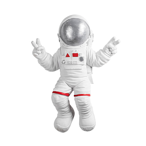 Dekorativt väggtillbehör fredsskylt Astronaut - 2