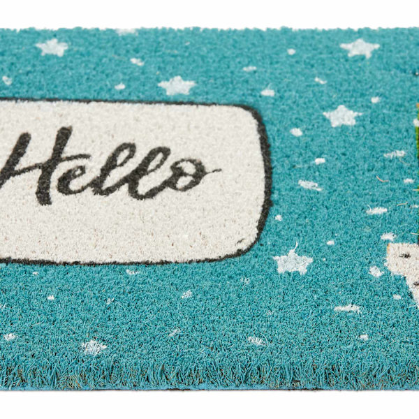 Dørmåtte i kokos Hello