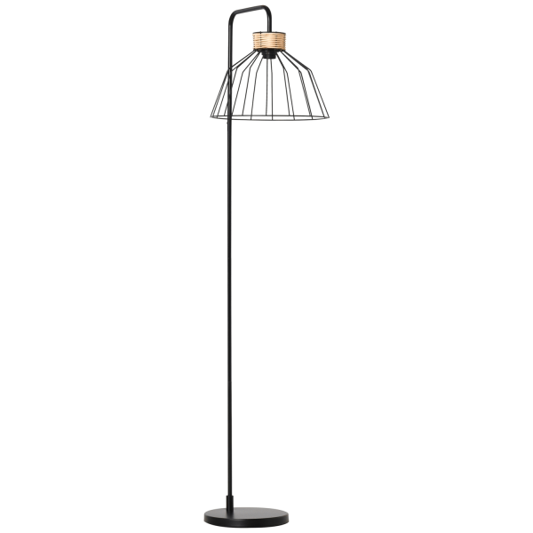 Vintage Golvlampa Snygg Golvlampa Med E27-Sockel För Sovrum Och