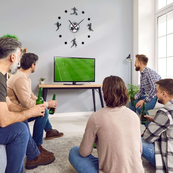 DIY väggklocka "Fotboll