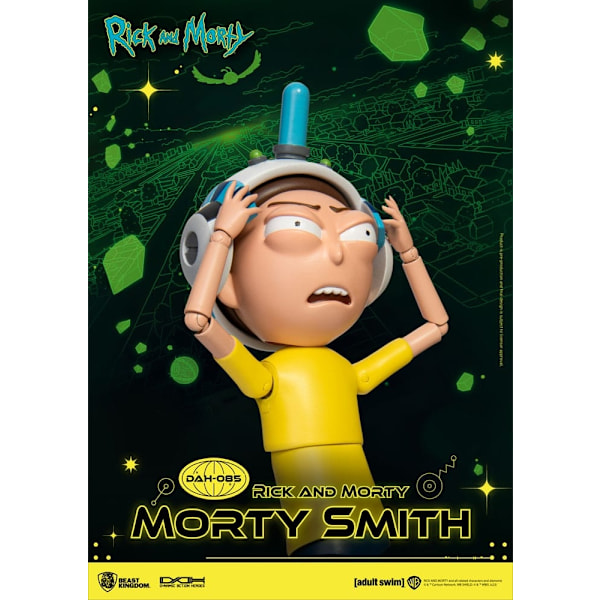 Rick and Morty Dynamic 8ction Heroes Action Figur 1/9 Morty Smith 23 cm