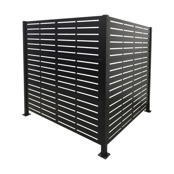 Insynsskydd för soptunnor, 120 cm, modulär design