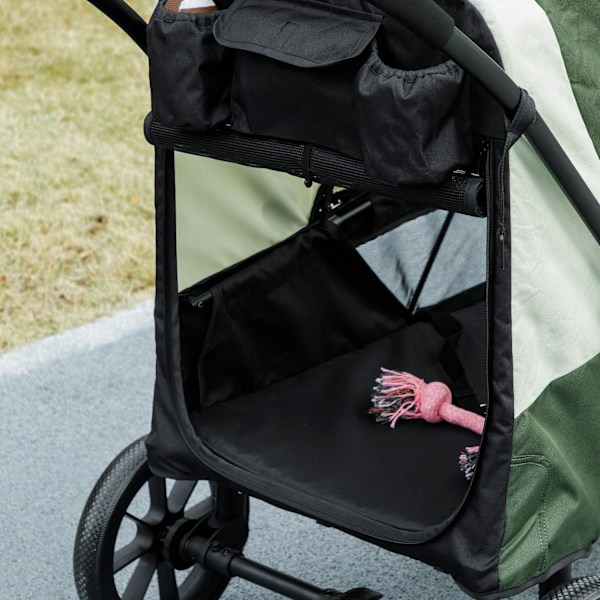 Koiran rattaat koiranrattaat kokoontaitettava suurille koirille ja kissoille enintään 30 kg kissanrattaat tyynyillä verkkoikkunat ovet säilytyslaukku