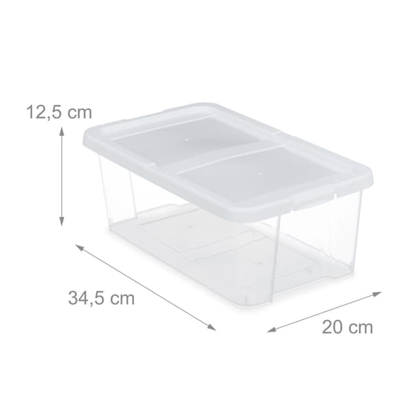 Skoæsker plastsæt med 12 stk