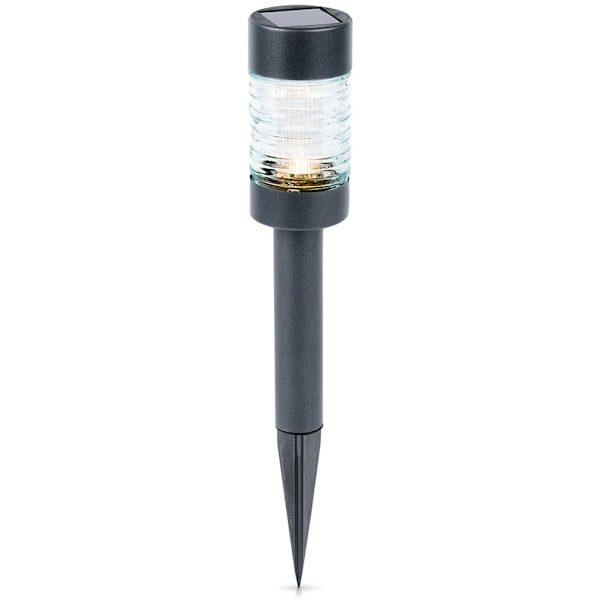Solar LED havelampe, indbygget, 27 cm
