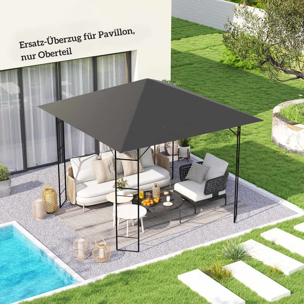 3x3m Pavilion reservedel, vandafvisende, UPF30+