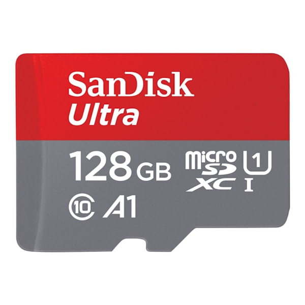 SanDisk Ultra - Flash-muistikortti (mukana microSDXC-SD-sovitin) - 128 Gt