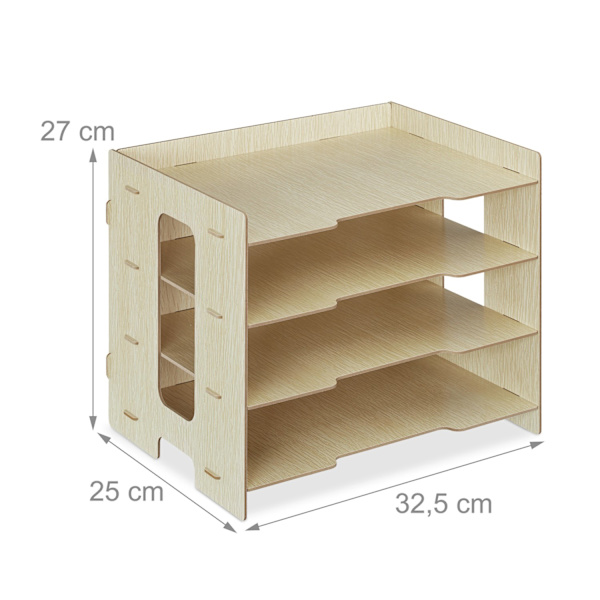 Postilaatikko MDF, 3 lokeroa