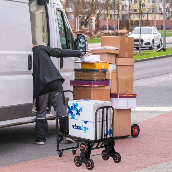 Taske lastbil trappeklatrer sort