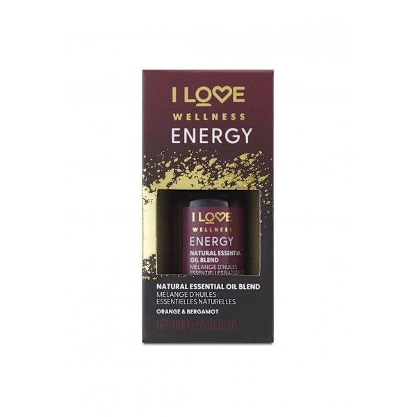 I Love, Wellness Energy, Orange & Bergamot, Essential Oil, 10 ml