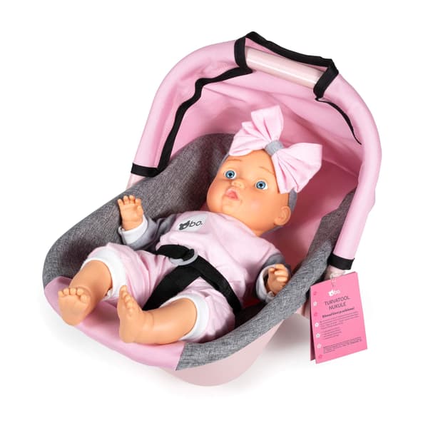 Dukkeautostol til 40 cm dukker – Robust og let