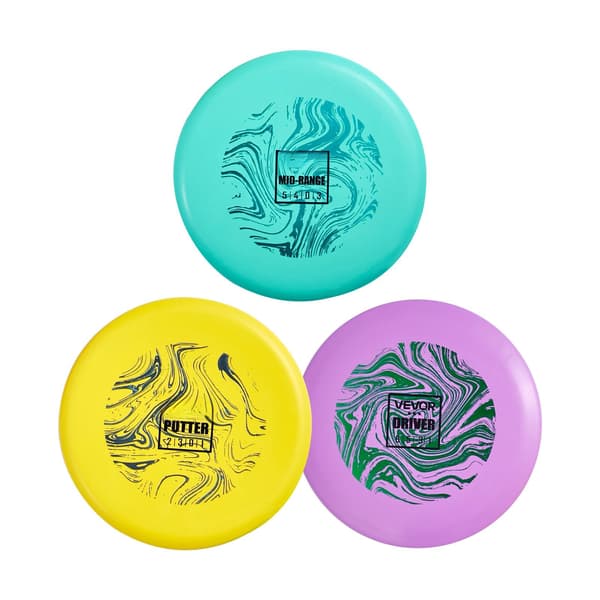 Discgolf startset, 3-pack PDGA, putter mellanregisterdrivare