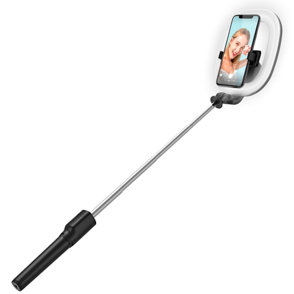 CLICKRINGBT Sormusvalo jalustalla/selfie-tikkulla