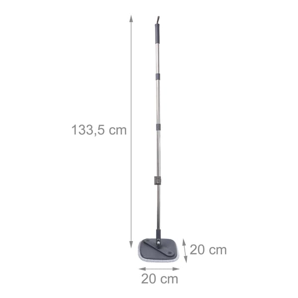 Spin Mop -setti, jossa kaksoisvesisäiliö ja mikrokuitutyynyt