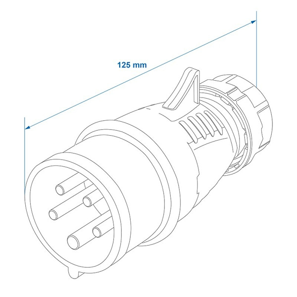 CEE stik 16A 5-polet