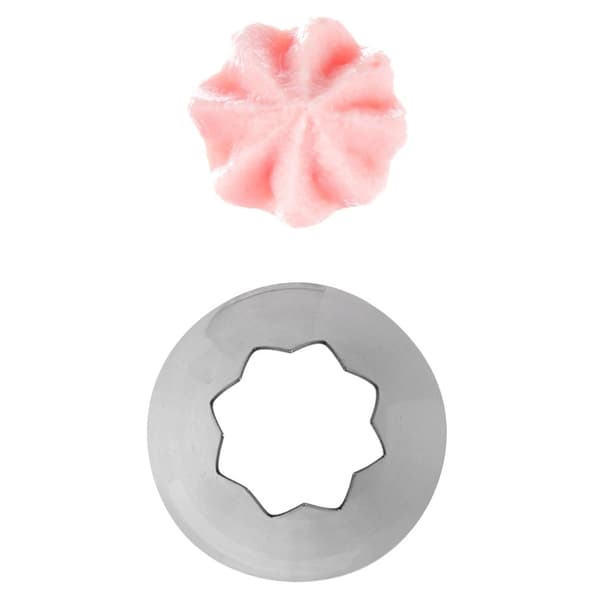 Stjernedyse til rør, rustfrit stål, 1,5 cm diameter