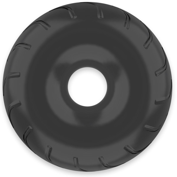 Powering - Super fleksibel og modstandsdygtig penisring 5Cm Pr08 Sort