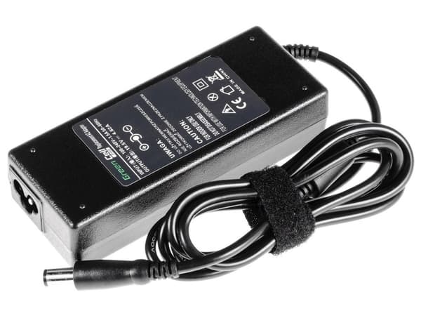 Green Cell Pro Oplader til Dell, 19,5V 4,62A 90W - Sort