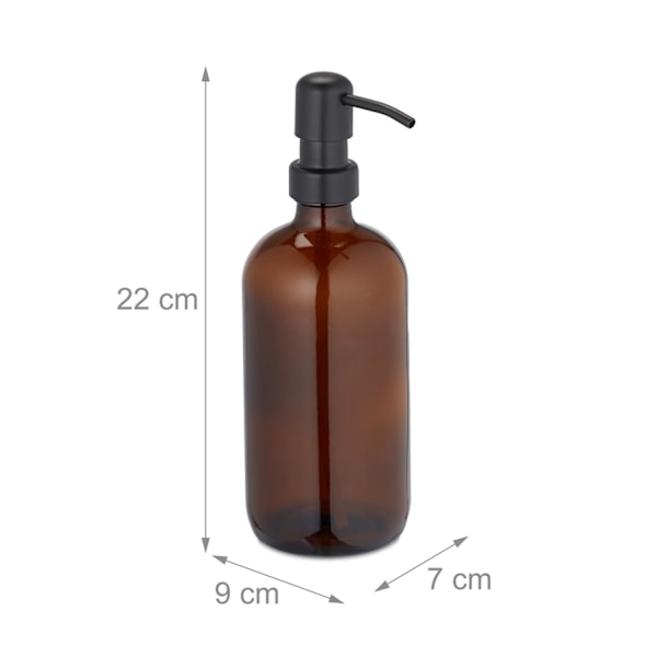 Tvålbehållare i glas set om 2