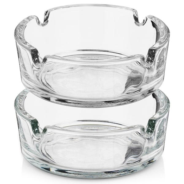 Glasaskebæger 8 cm 2 stk.