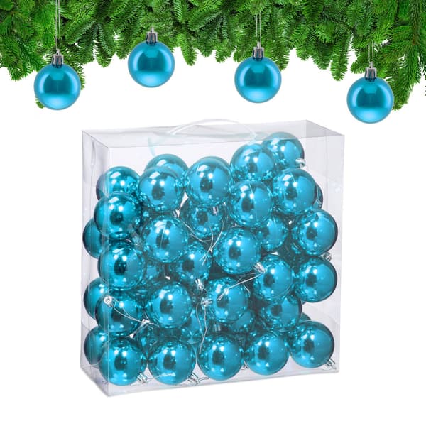 Julgranskulor Set, 50 glänsande prydnader