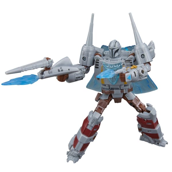 Mandalorian N-1 Starfighter-figur, 19 cm samlarleksak