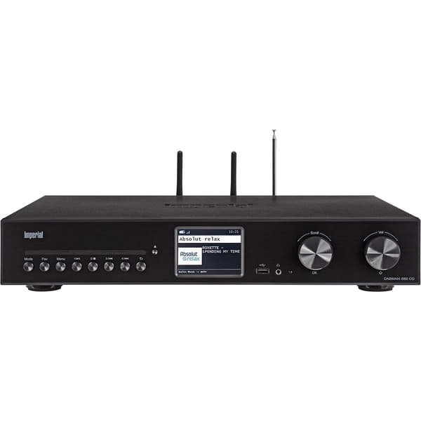 Allt-i-ett HiFi-system med CD-spelare, Bluetooth, DAB+