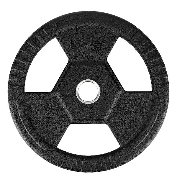 20 kg olympisk viktskylt – svart