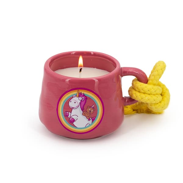 Duftlys i keramisk krus – Minions Design