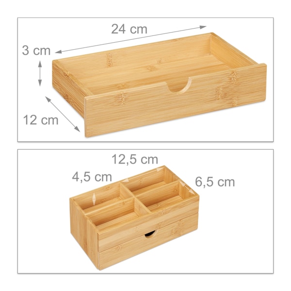 Kosmetikholder i bambus
