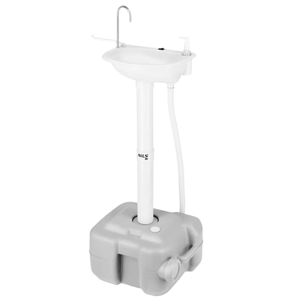 Bärbart campinghandfat, 20L tank, USB-pump
