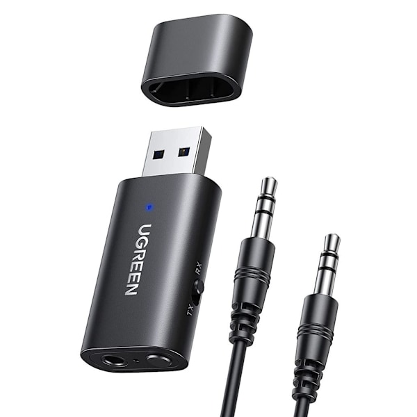 Ugreen Bluetooth-mottagare & sändare + AUX 3,5 mm