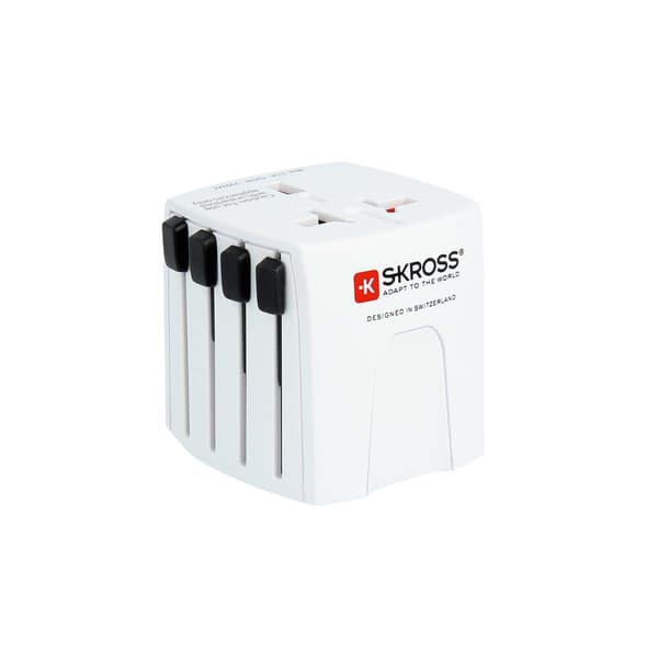 MUV USB (2xA) Kompakt 2-polig världsreseadapter med 2 integrerade USB-portar