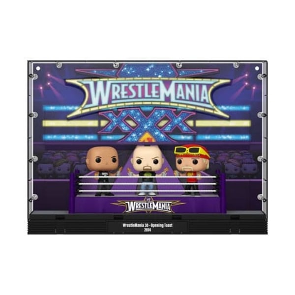 WWE POP Moments Deluxe -vinyylifiguurit, 3-pakkaus Wrestlemania