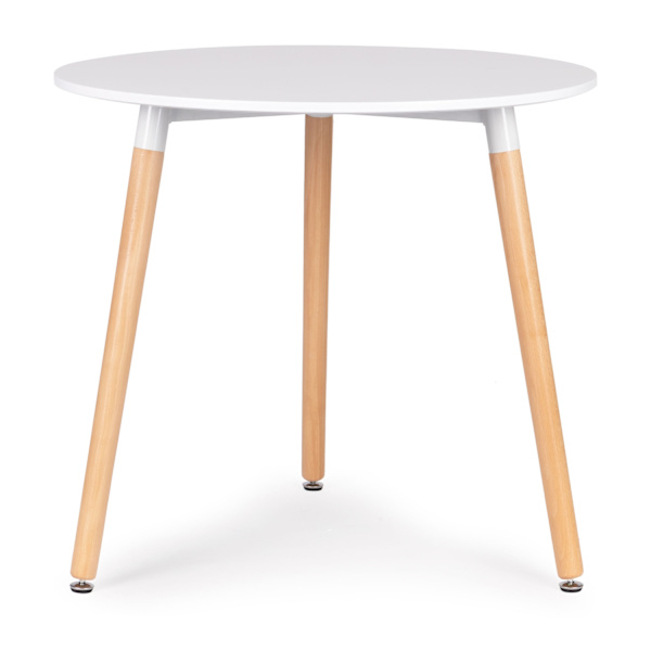 Modernt träbord för köket vardagsrum, 80 cm
