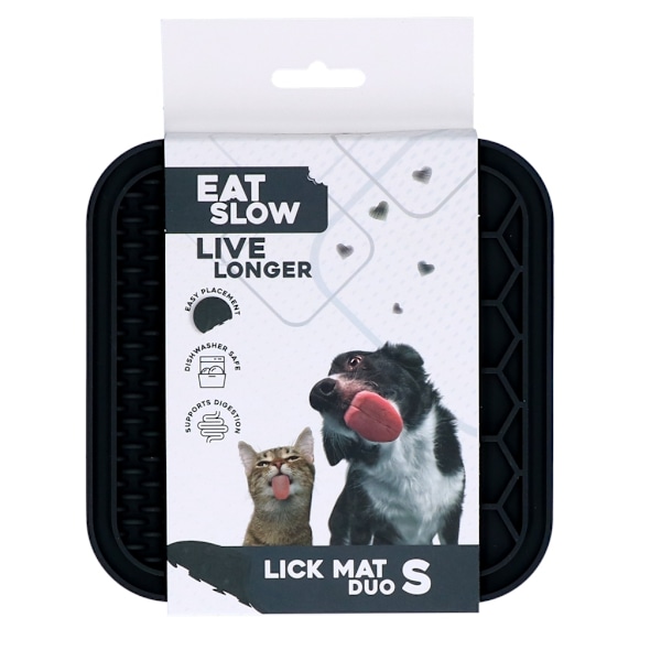Spis Langsomt Lev Længre Lick Mat Duo S Grå