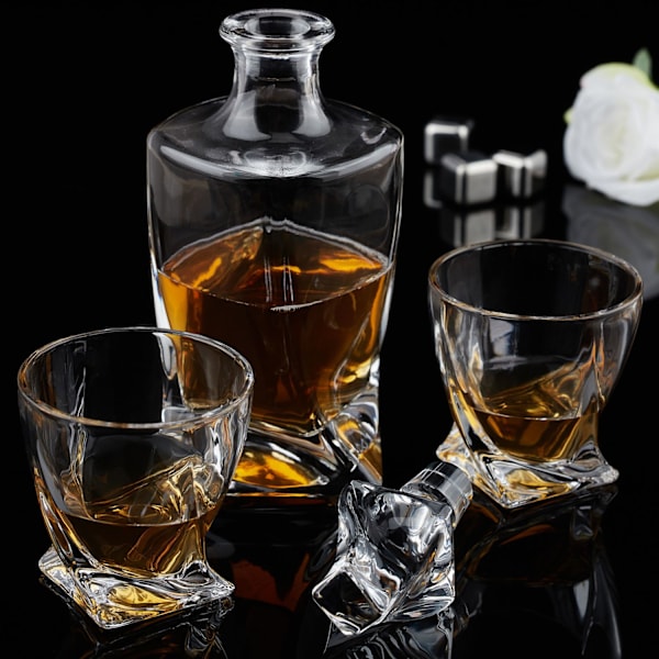 Whiskysæt 5 dele