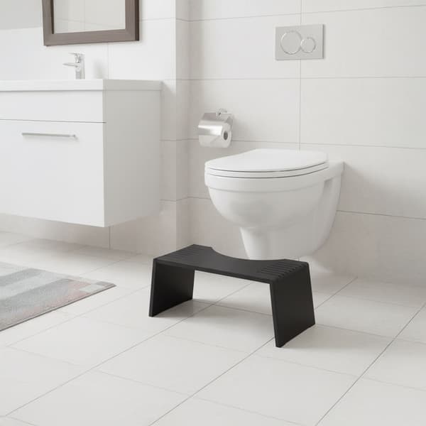 Sammenklappelig bambus toiletskammel – skridsikker, pladsbesparende